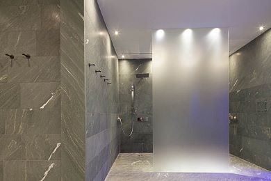 Spacious shower rooms for more well-being